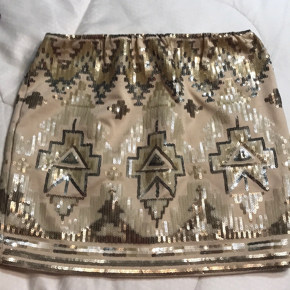 Sequin skirt